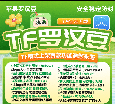 苹果罗汉豆-TF微信分身-苹果TF罗汉豆官网-斗战神8049